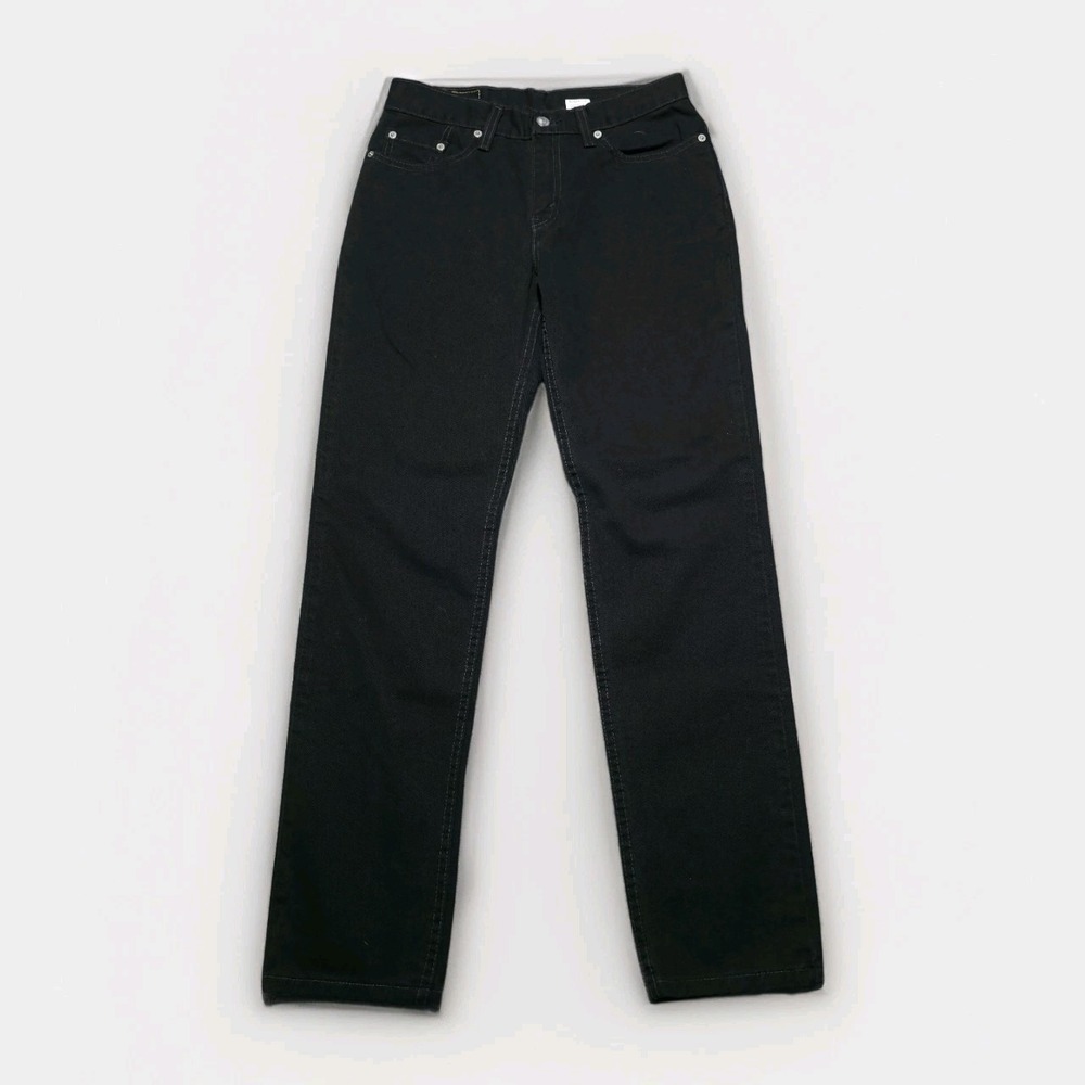 Vintage Levis 510 Jeans Womens 8 M MIS Lower Rise Slim Fit Black Denim USA Made